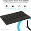 [Active Strike Pro] French AZERTY Slim Bluetooth Wireless Keyboard with Mouse Touchpad