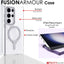 [Fusion Armour Ring] Premium Tough Protective Magnetic Ring Kickstand Case, MagSafe Case for Samsung Galaxy S24 Ultra