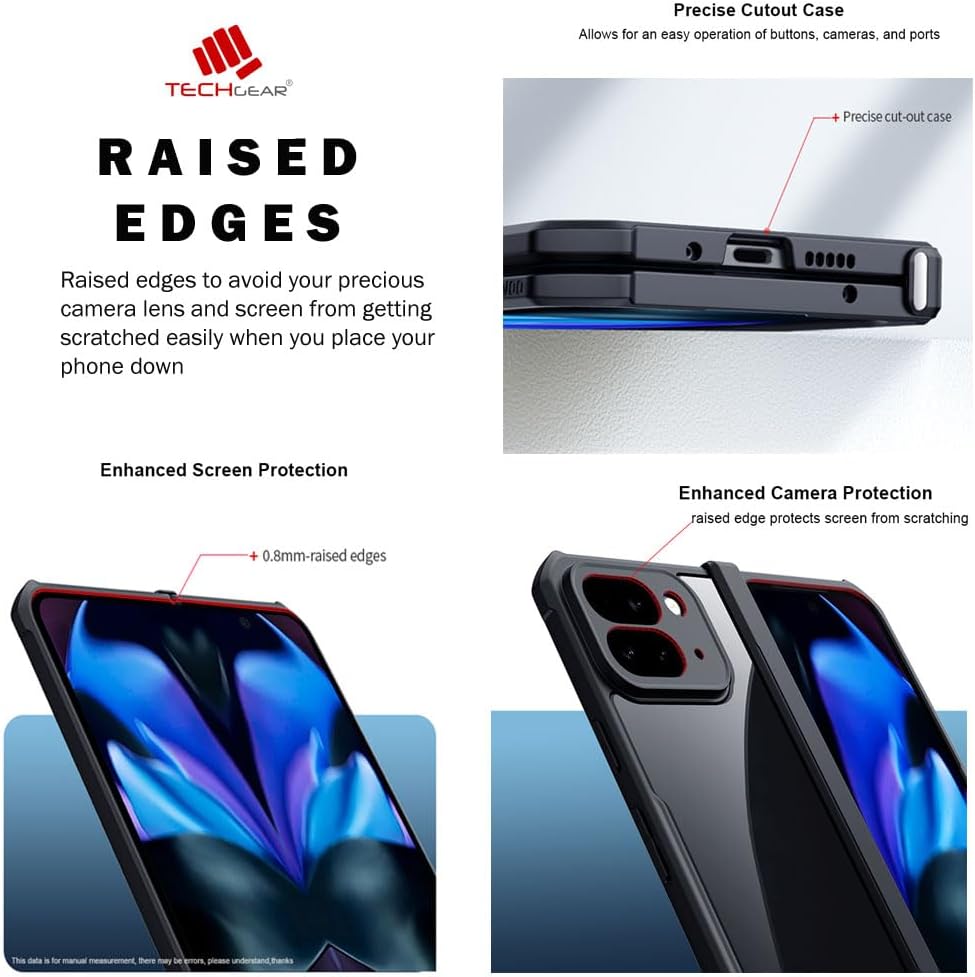 [Fusion Armour] Premium Hybrid Tough Rugged Protective Bumper Case For Google 9 Pro Fold