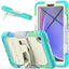 [ArmourSHIELD Case] Full Body Tough Rugged Case with Folding Stand & Screen Protector For Samsung Galaxy Tab A9 8.7" (SM-X110 / SM-X115)