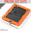 [ArmourSHIELD] Full Body Tough Rugged Case with Folding Stand & Protector For Apple iPad Air 10.9" 4th/5th Gen (2022/20) & iPad Pro 11" 4th/3rd Gen
