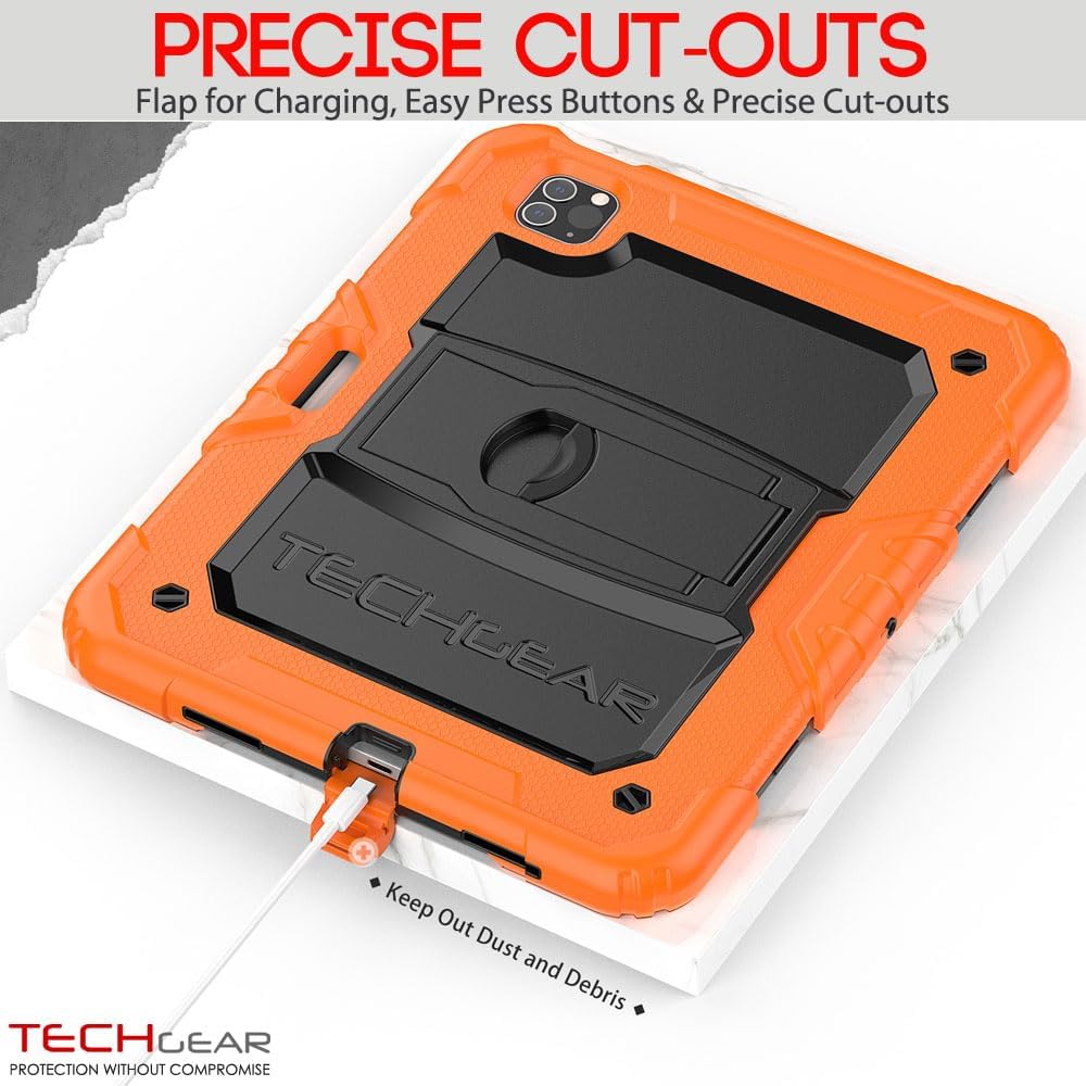 [ArmourSHIELD] Full Body Tough Rugged Case with Folding Stand & Protector For Apple iPad Air 10.9" 4th/5th Gen (2022/20) & iPad Pro 11" 4th/3rd Gen
