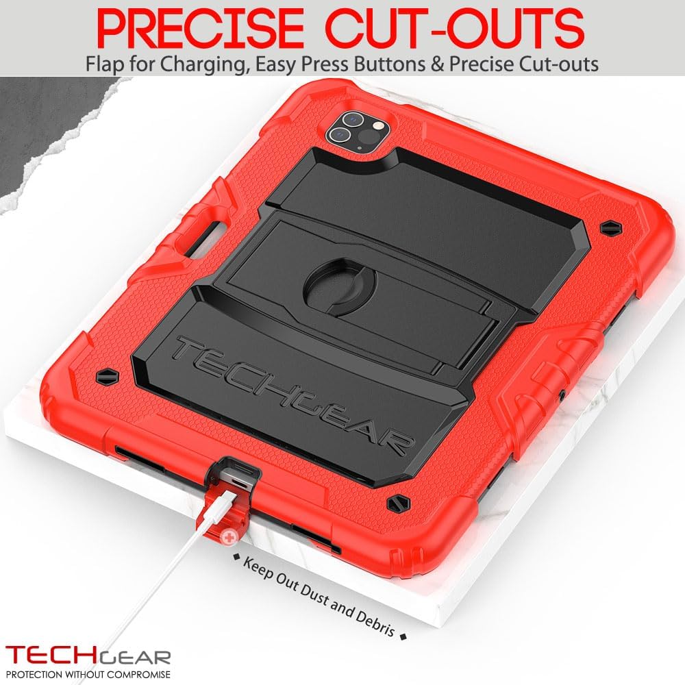 [ArmourSHIELD] Full Body Tough Rugged Case with Folding Stand & Protector For Apple iPad Air 10.9" 4th/5th Gen (2022/20) & iPad Pro 11" 4th/3rd Gen