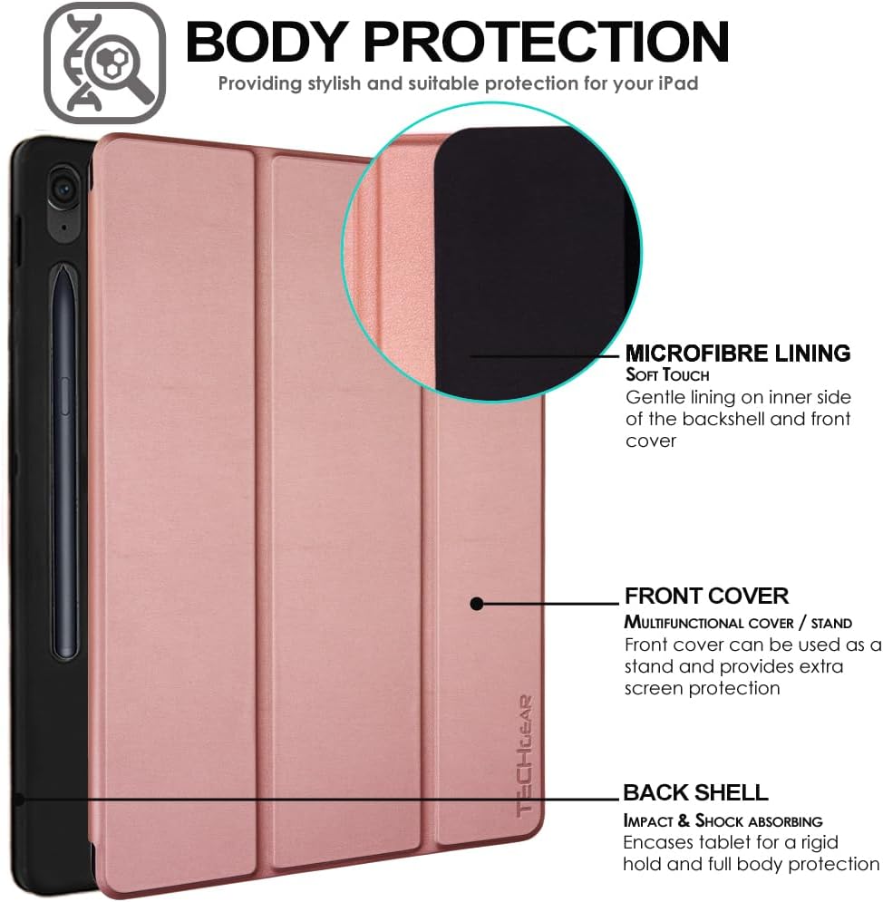 [Smart Case] Slim Stand Cover with Auto Sleep/Wake for Samsung Galaxy Tab S10 Lite / S10 FE / S9 FE 10.9" (SM-X400/X406/X520/X526/X510/X516 Series)