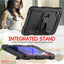[ArmourSHIELD Case] Full Body Tough Rugged Case with Folding Stand & Screen Protector For Samsung Galaxy Tab A9 8.7" (SM-X110 / SM-X115)