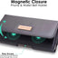 RFID Blocking Card Holder PU Leather Holster Pouch Case with Belt Clip & Loop