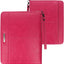 Executive Leather Folio Organiser with Anti-Shock Bubble Interior and Stash Pockets, Pouches and Card Slots