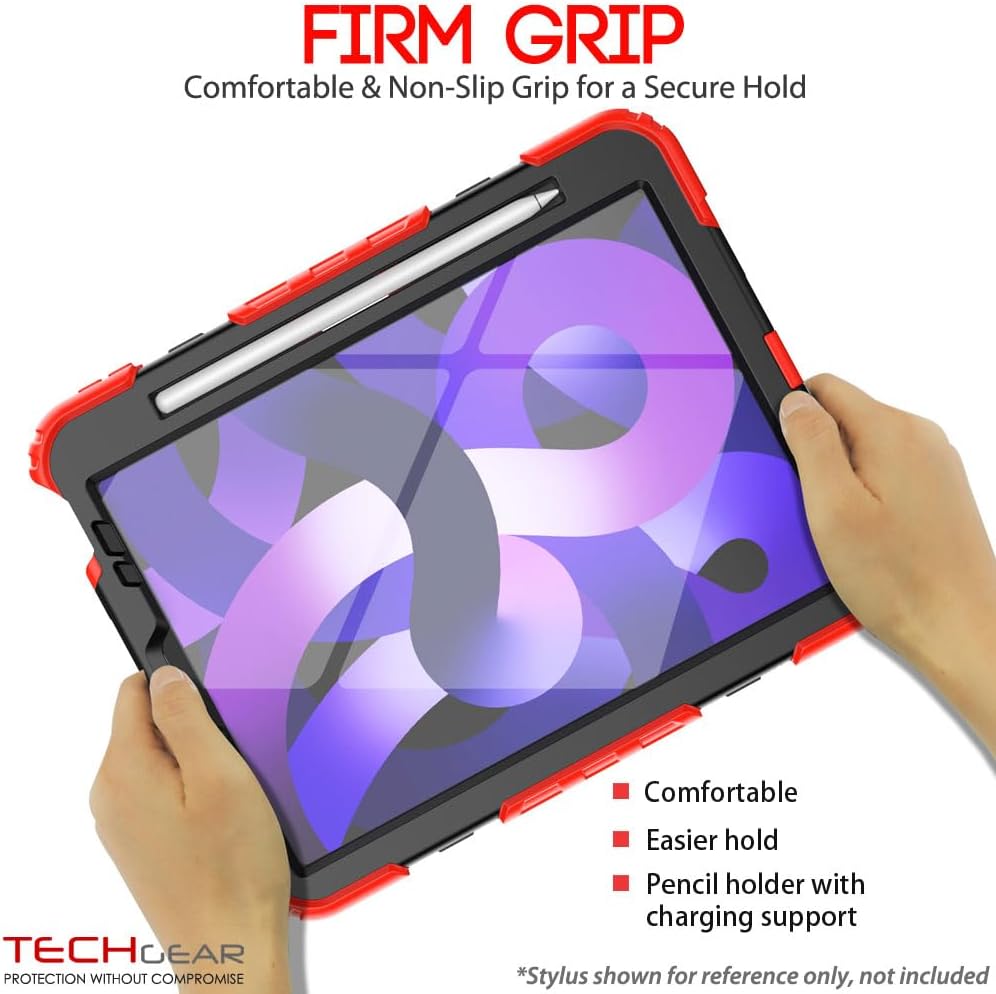 [ArmourSHIELD] Full Body Tough Rugged Case with Folding Stand & Protector For Apple iPad Air 10.9" 4th/5th Gen (2022/20) & iPad Pro 11" 4th/3rd Gen