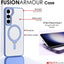[Fusion Armour Ring] Premium Tough Protective Magnetic Ring Kickstand Case, MagSafe Case for Samsung Galaxy S24 5G