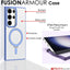 [Fusion Armour Ring] Premium Tough Protective Magnetic Ring Kickstand Case, MagSafe Case for Samsung Galaxy S24 Ultra