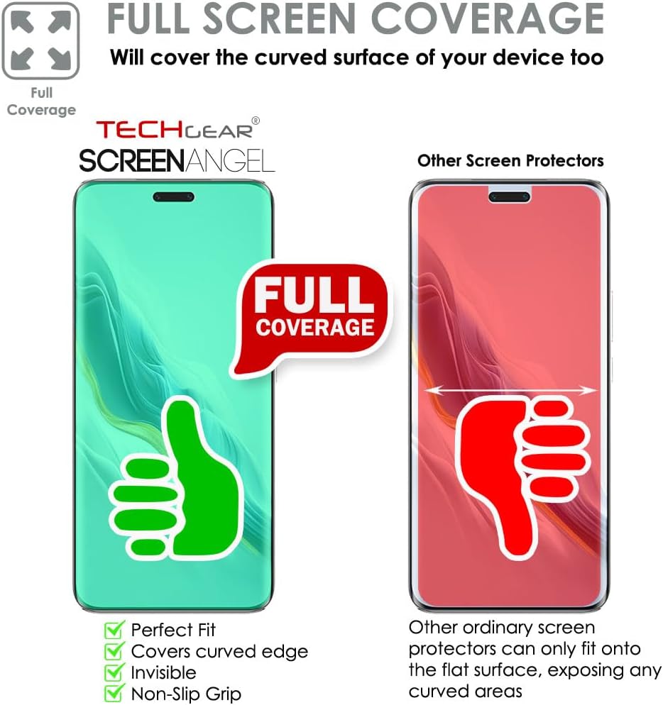 [Screen Angel Edition] Case Friendly Screen Protector [Bubble Free] [FULL Screen Coverage] HD Clear Flexible TPU Film For Honor Magic 6 Pro 5G