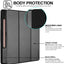 [Smart Case] Slim Stand Cover with Auto Sleep/Wake for Samsung Galaxy Tab S9 Plus 12.4" (SM-X810, SM-X816 Series)