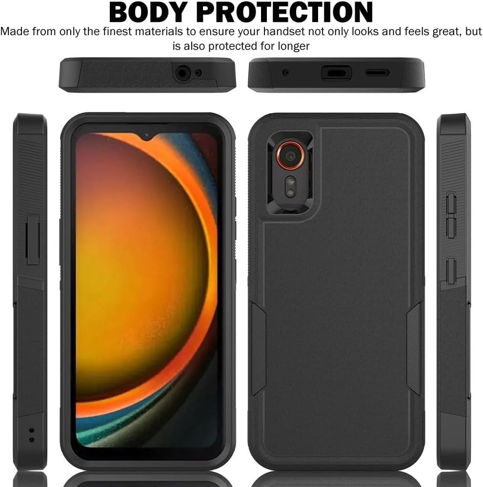 [Tough Armoured Case]  ShockProof, Rugged, Sturdy [Heavy Duty Protection] [Non-Slip] 2-Layer Impact Case for Samsung Galaxy XCover 7 5G