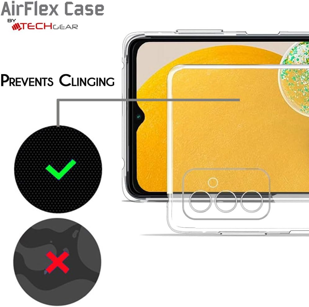 [AirFlex Case] Crystal Clear Slim & Light, Protective, Soft Gel Cover for Samsung Galaxy A05s