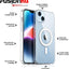 iPhone 15 Magnetic Case [Fusion HD] Shockproof, Anti-Scratch, Slim & Light, Hybrid Drop Protection, Gel Bumper & Clear Hard Back MagSafe Case Cover