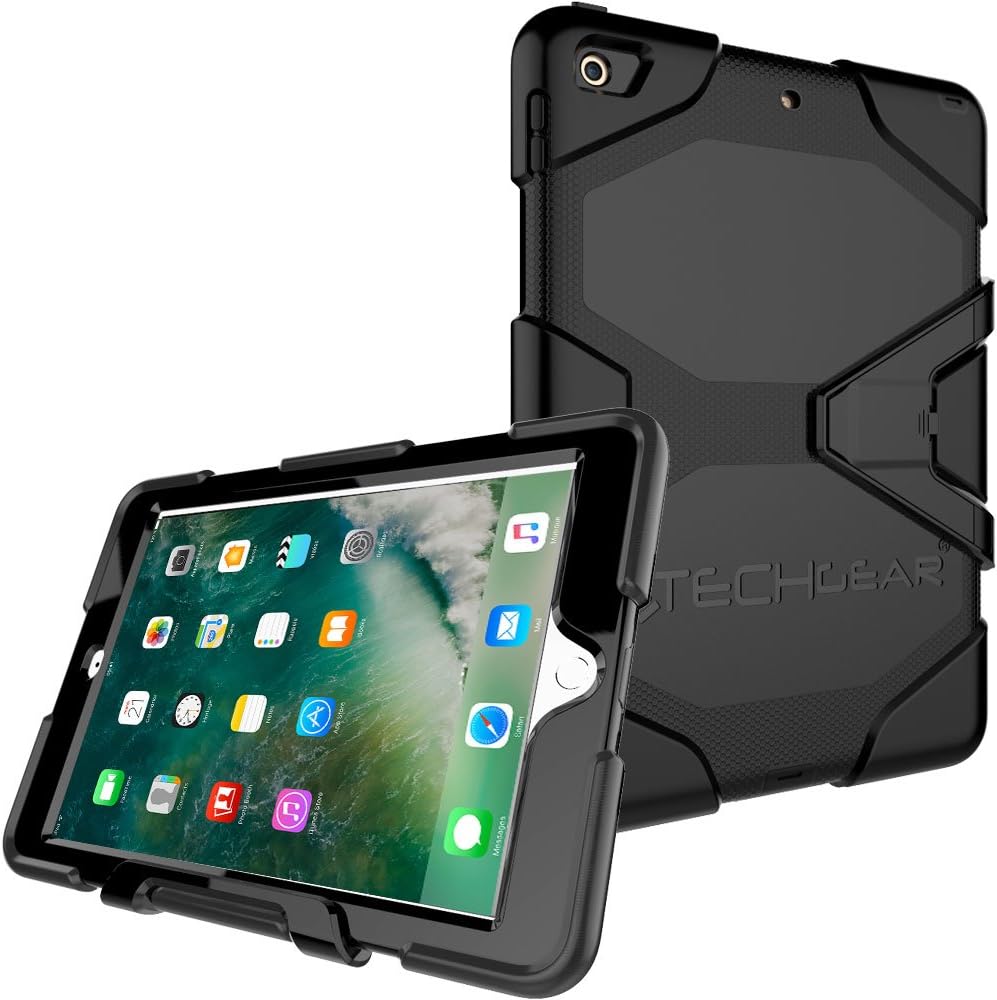 [G-SHOCK Case] Heavy Duty Long Survival Screen Protector Case for iPad 9.7" 2018 / 2017
