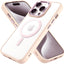 iPhone 15 Pro Max Tough MagSafe Case [Magnetic Fusion] Premium Tough Rugged Protective Case Slim Heavy Duty Protection with Clear Back