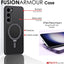 [Fusion Armour Ring] Premium Tough Protective Magnetic Ring Kickstand Case, MagSafe Case for Samsung Galaxy S24 Plus