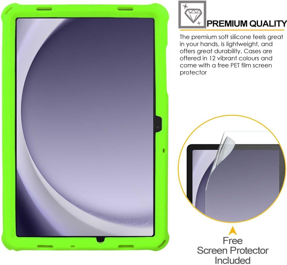 [Bumper Case] Shockproof Soft Easy Grip Case for Samsung Galaxy Tab A9 Plus 11" 2023 (SM-X210 / SM-X215 / SM-X219)