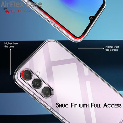 [AirFlex Case] Crystal Clear Slim & Light, Protective, Soft Gel Cover for Samsung Galaxy A05s