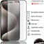 iPhone 15 Pro Max Anti Glare, Matte Full Coverage 3D Tempered Glass Screen Protectors
