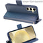 [Wallet Case] Protective Cover with Cash & Card Holder, Stand and Wrist Strap For Samsung Galaxy S24 Plus