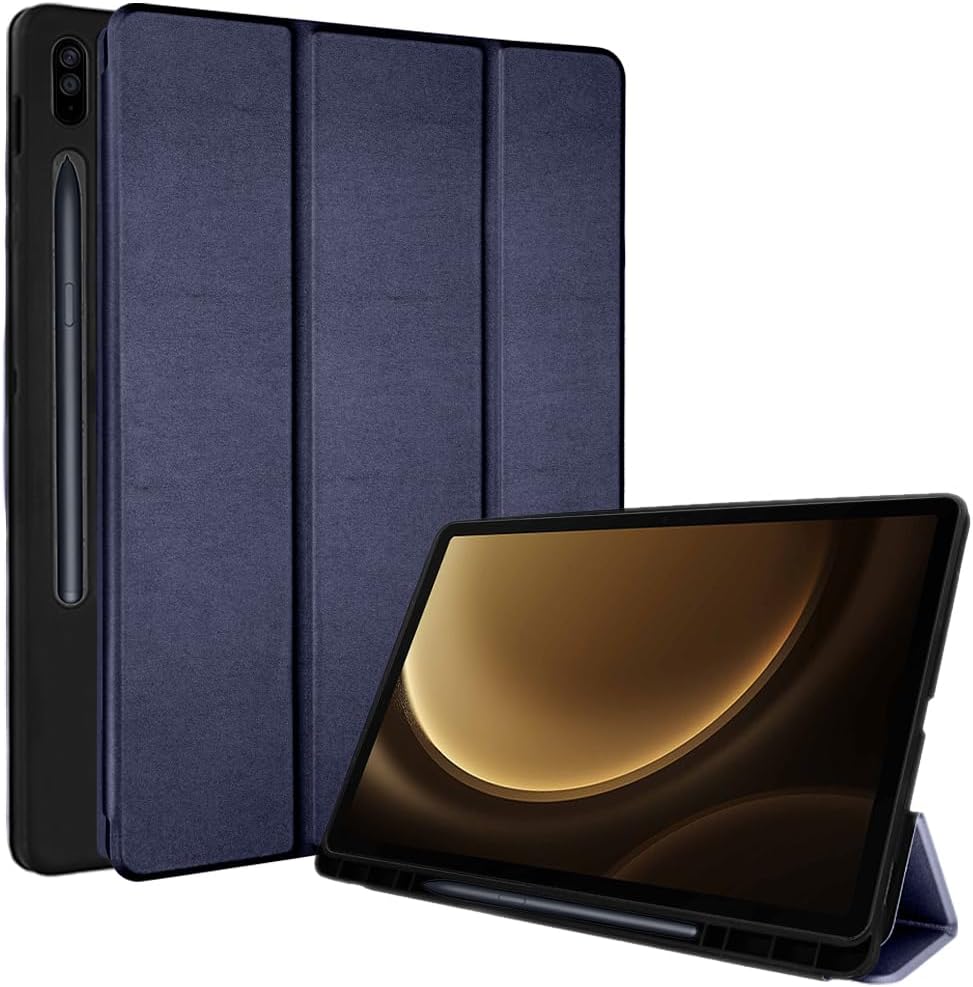 [Smart Case] Slim Stand Cover with Auto Sleep/Wake for Samsung Galaxy Tab S9 FE Plus 12.4" (SM-X610 / SM-X616)