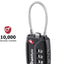 TSA Suitcase Locks 4-Dial Security Travel Combination Padlock