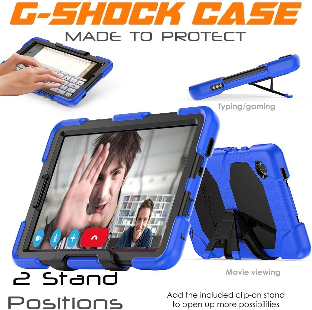 [G-SHOCK Case] Heavy Duty Long Survival Screen Protector Case for Samsung Galaxy Tab A9 8.7" (SM-X110 / SM-X115)