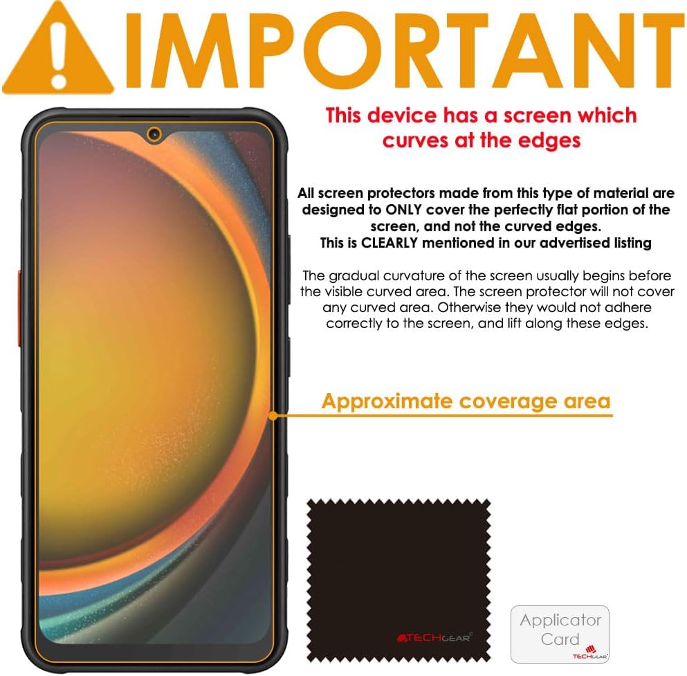 [3 Pack] Samsung XCover 7 5G Clear Film Screen Protector