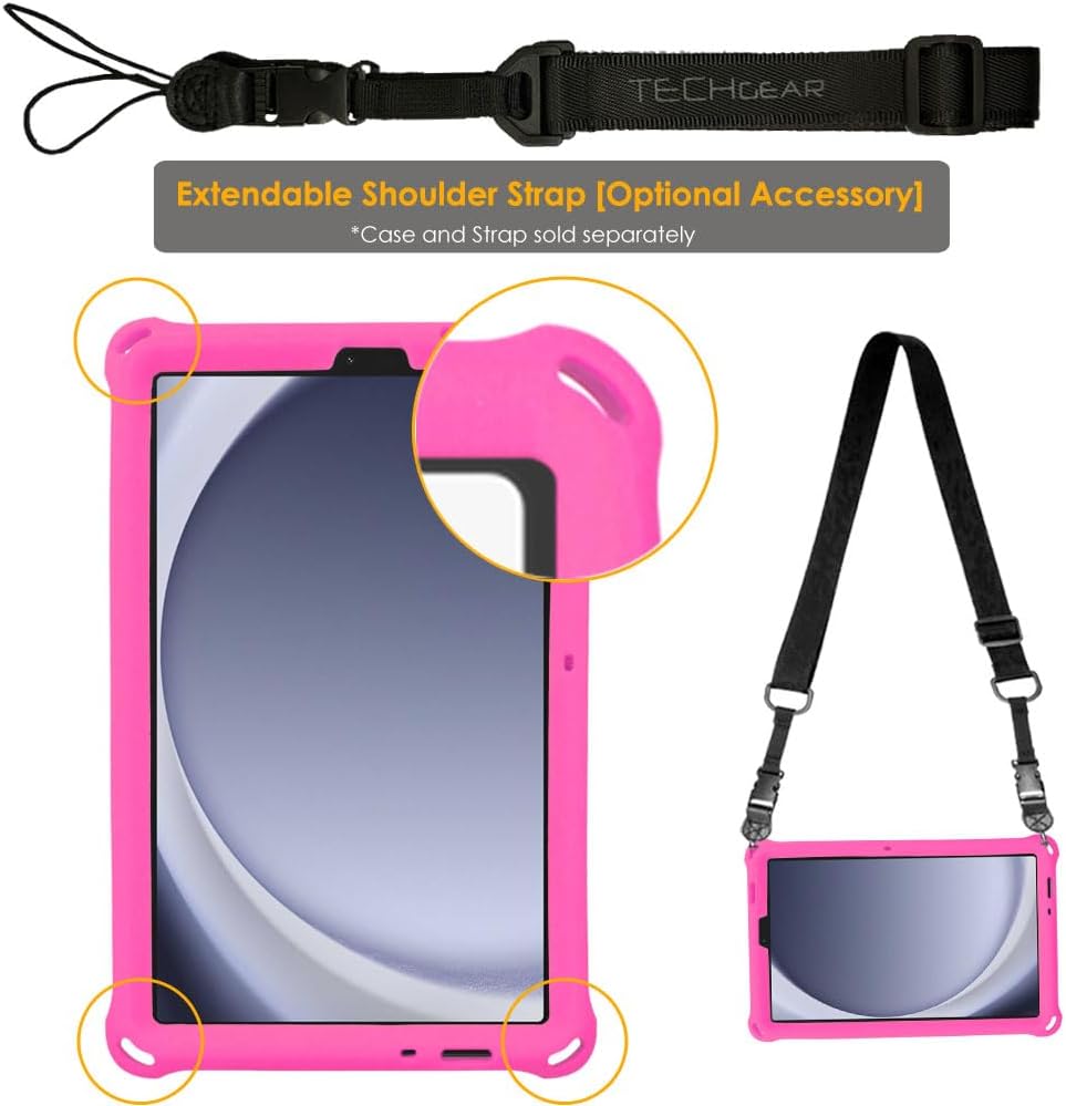 [Bumper Case] Shockproof Soft Easy Grip Case for Samsung Galaxy Tab A9 8.7" (SM-X110 / SM-X115)