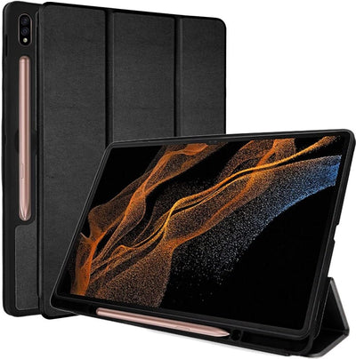 [Smart Case] Slim Stand Cover with Auto Sleep/Wake for Samsung Galaxy Tab S9 Ultra (SM-X910, SM-X916 Series)