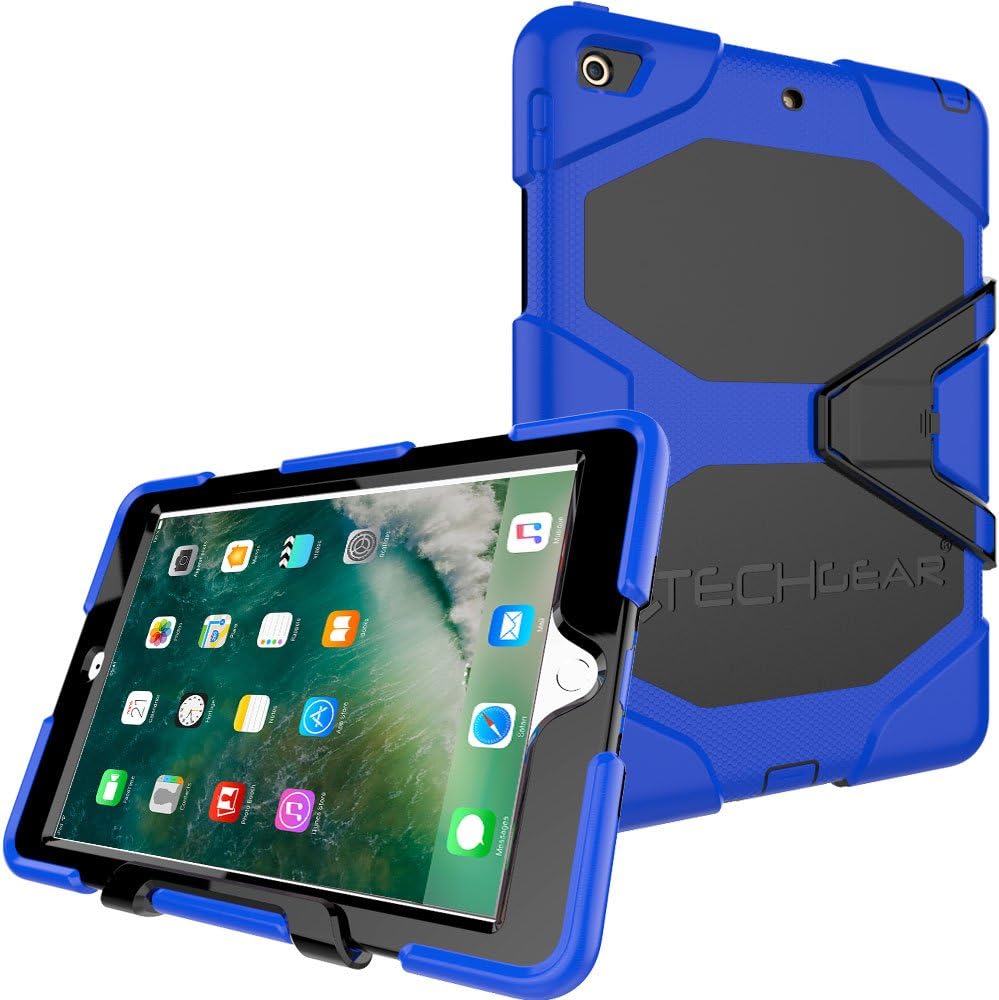 [G-SHOCK Case] Heavy Duty Long Survival Screen Protector Case for iPad 9.7" 2018 / 2017