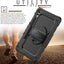 [UTILITY Case] Full Body Shockproof Case with Stand, Hand & Shoulder Strap for Samsung Galaxy Tab S9 Plus 12.4" (SM-X810, SM-X816 Series)
