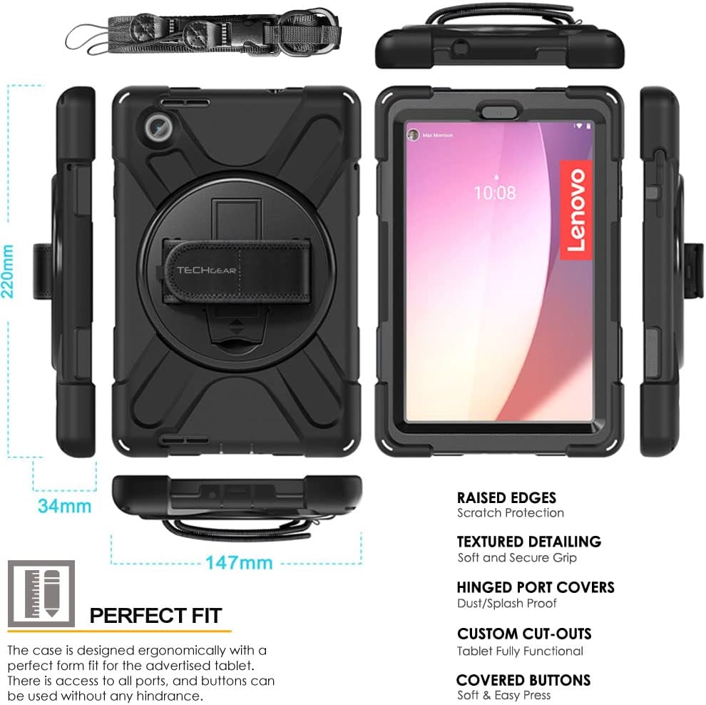 [X-Case] Case for Lenovo Lenovo Tab M8 4th Gen 2023 (8.0") TB300 / TB300FU Tough Rugged HEAVY DUTY