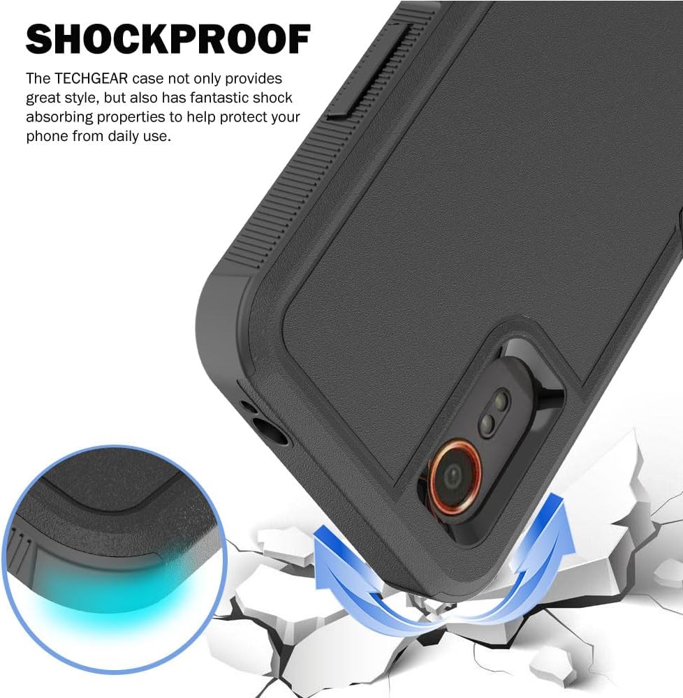 [Tough Armoured Case]  ShockProof, Rugged, Sturdy [Heavy Duty Protection] [Non-Slip] 2-Layer Impact Case for Samsung Galaxy XCover 7 5G