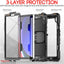 [ArmourSHIELD Case] Full Body Tough Rugged Case with Folding Stand & Screen Protector For Samsung Galaxy Tab A9 8.7" (SM-X110 / SM-X115)