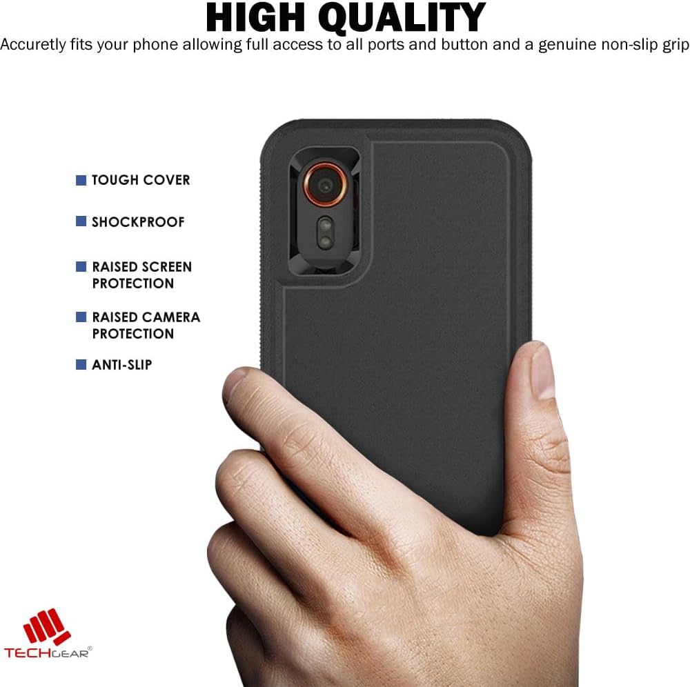 [Tough Armoured Case]  ShockProof, Rugged, Sturdy [Heavy Duty Protection] [Non-Slip] 2-Layer Impact Case for Samsung Galaxy XCover 7 5G
