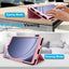 [Folio Case] Smart Cover Stand with Auto Sleep/Wake & Hand Strap for Samsung Galaxy Tab A9 Plus 11" (SM-X210 / SM-X215)