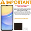 [3 Pack] Samsung Galaxy A15 5G Clear Film Screen Protector