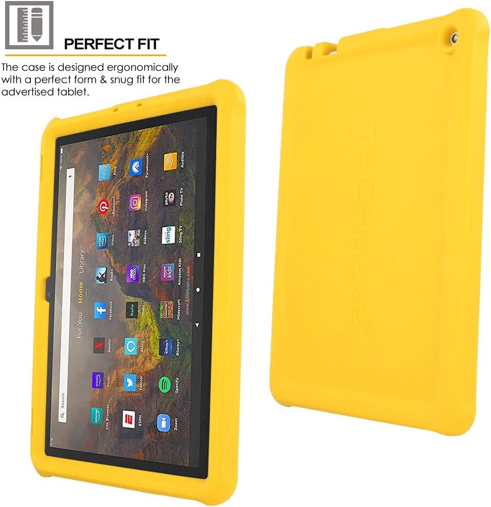 [Bumper Case] Shockproof Soft Easy Grip Case for Amazon Fire Max 11" 2023 / 13th Generation