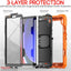 [ArmourSHIELD Case] Full Body Tough Rugged Case with Folding Stand & Screen Protector For Samsung Galaxy Tab A9 8.7" (SM-X110 / SM-X115)