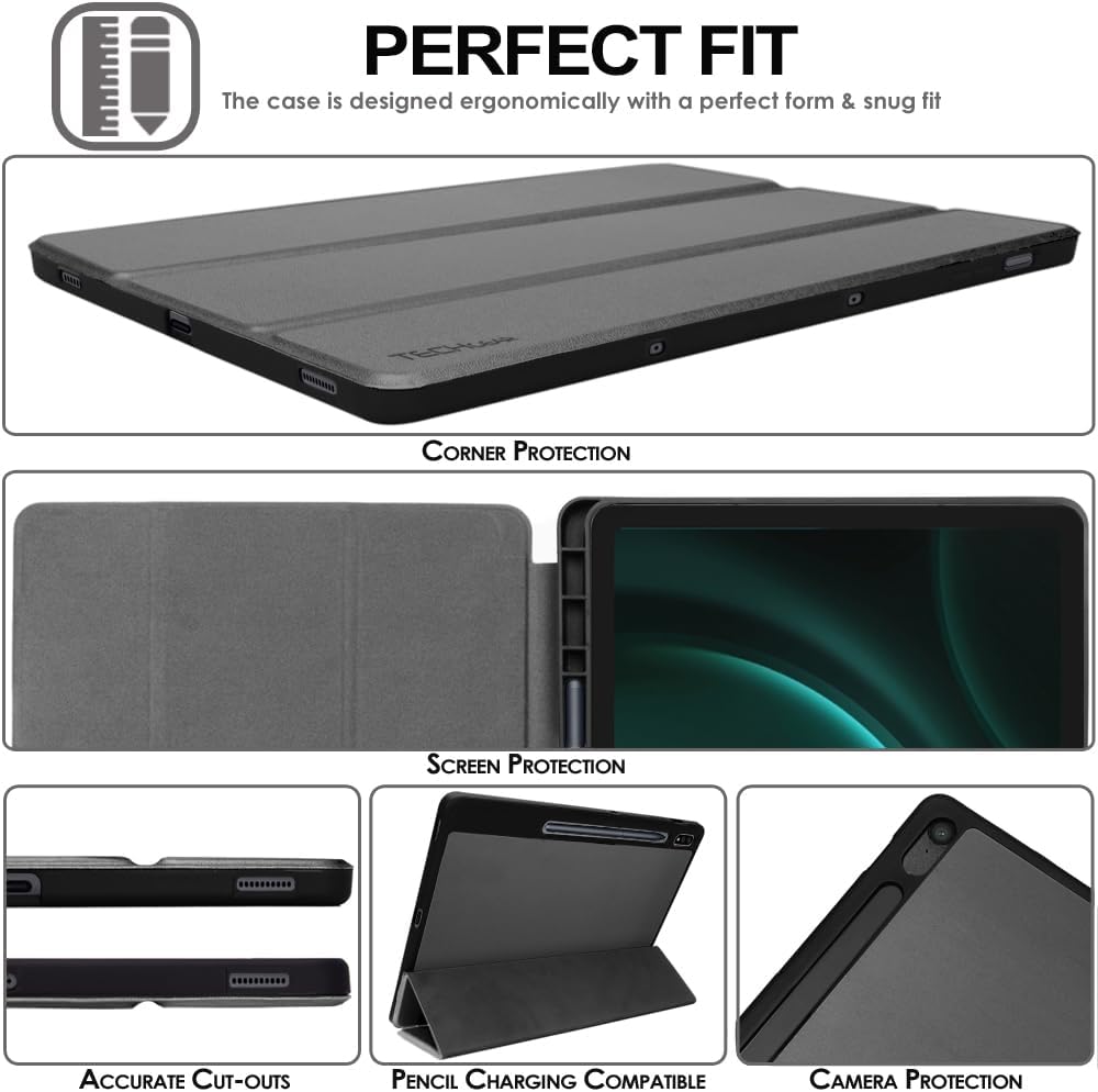 [Smart Case] Slim Stand Cover with Auto Sleep/Wake for Samsung Galaxy Tab S10 Lite / S10 FE / S9 FE 10.9" (SM-X400/X406/X520/X526/X510/X516 Series)