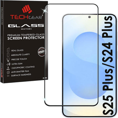 Samsung Galaxy S25 Plus Full Coverage 3D Tempered Glass Screen Protectors