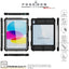 TECHGEAR iPad A16 Waterproof Case 11th Generation (11" / 2025) & iPad 10th Gen 10.9 inch – Poseidon Rugged Shockproof Cover with Screen Protector, Stand, Shoulder & Hand Strap