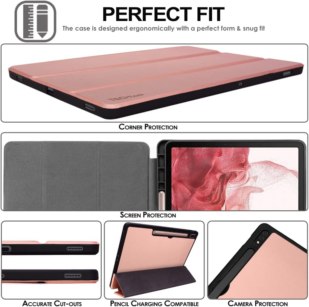[Smart Case] Slim Stand Cover with Auto Sleep/Wake for Samsung Galaxy Tab S9 Plus 12.4" (SM-X810, SM-X816 Series)