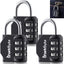 3-Dial Weatherproof Security Combination Padlock