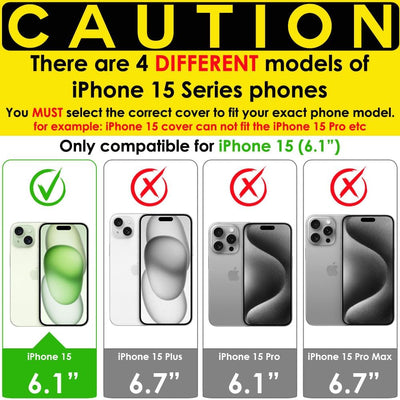 TECHGEAR iPhone 15 Magnetic Silicone Case, Premium Liquid Silicone Anti-Scratch Compatible with MagSafe Soft Gel Rubber, Microfibre Lining Shockproof Phone Case For iPhone 15 6.1" - Black