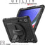 [UTILITY Case] Full Body Shockproof Case with Stand, Hand & Shoulder Strap for Samsung Galaxy Tab S9 Ultra (SM-X910, SM-X916 Series)