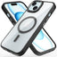 iPhone 15 Plus 6.7" Tough MagSafe Case [Magnetic Fusion] Premium Tough Rugged Protective Case Slim Heavy Duty Protection with Clear Back